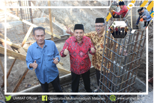 Peletakkan batu pertama pembangunan gedung baru dan renovasi FISIPOL UMMAT