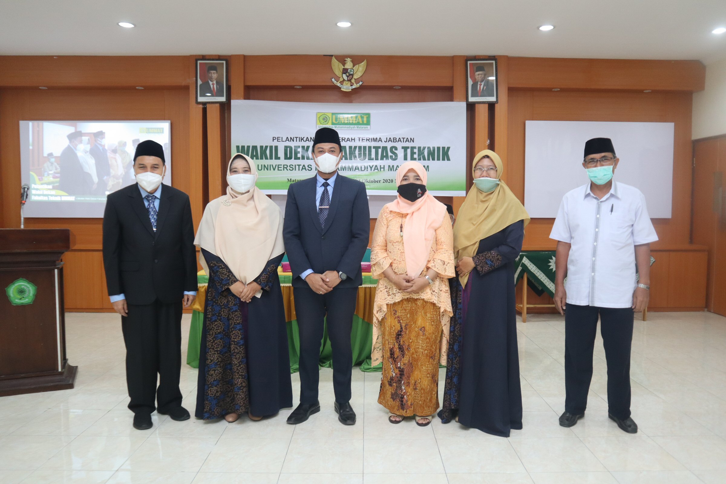 Sematkan Semangat Berkarya Rektor Melantik Wakil Dekan Fakultas Teknik