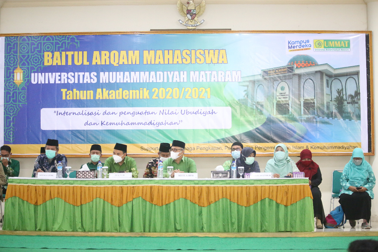 UMMAT GELAR BAITUL ARQOM  BAGI MAHASISWA TAHUN AKADEMIK 2020/2021