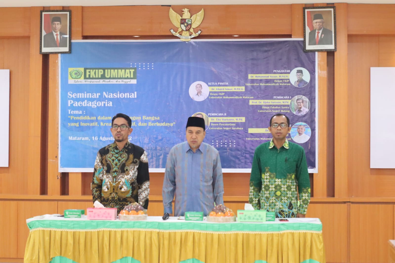 BANGUN INOVASI DAN KREATIVITAS, UMMAT GELAR SEMINAR NASIONAL PAEDAGORIA