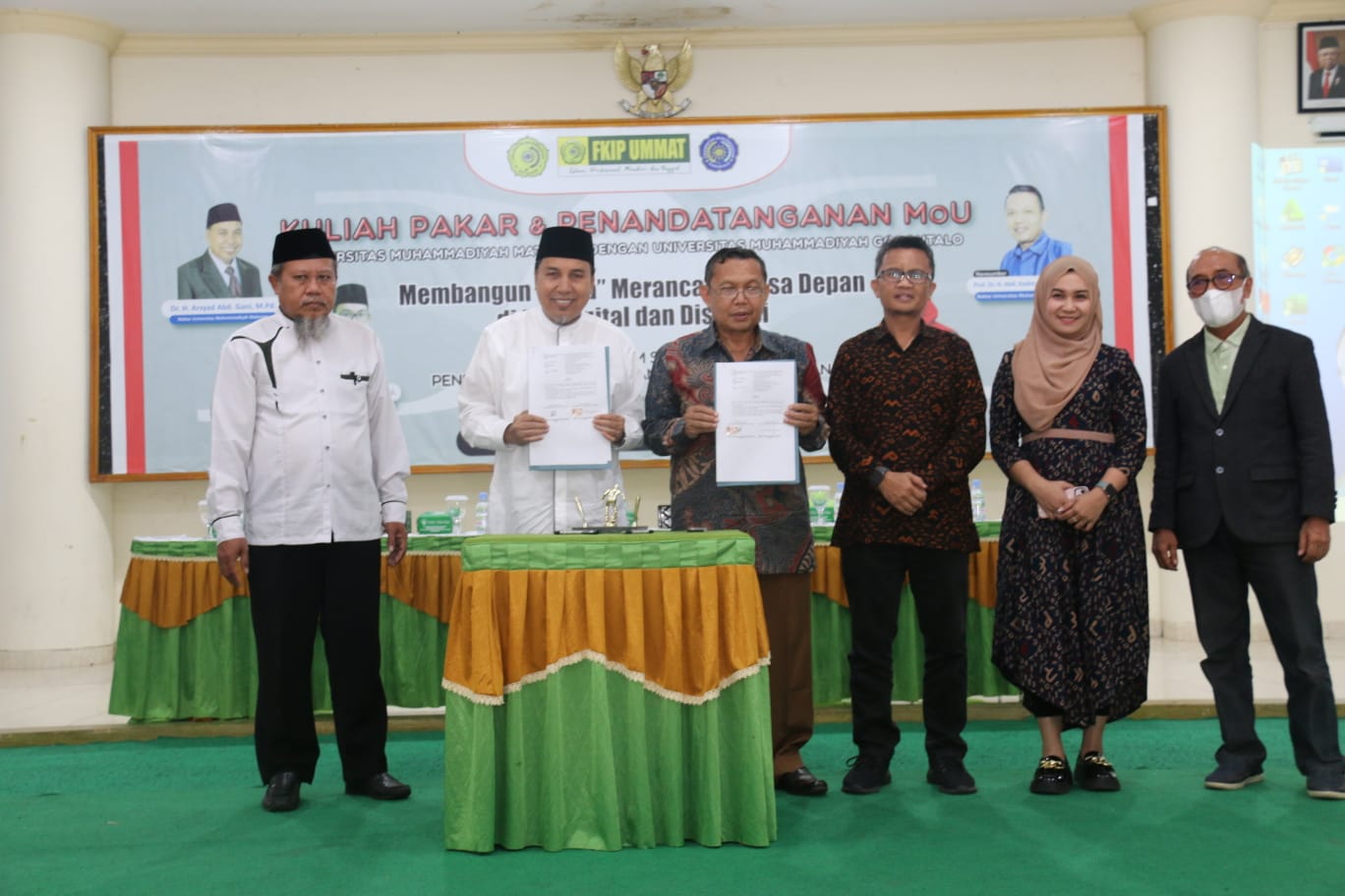 RAIH AKREDITASI A, PROGRAM STUDI PPKN SELENGGARAKAN KULIAH PAKAR BERSAMA REKTOR UNIVERSITAS MUHAMMADIYAH GORONTALO