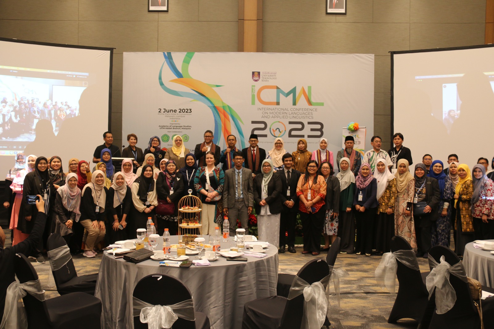 Rektor UMMAT menghadiri kegiatan 2nd International Conference On Modern Languages And Applied Linguistics (ICMAL) 2023