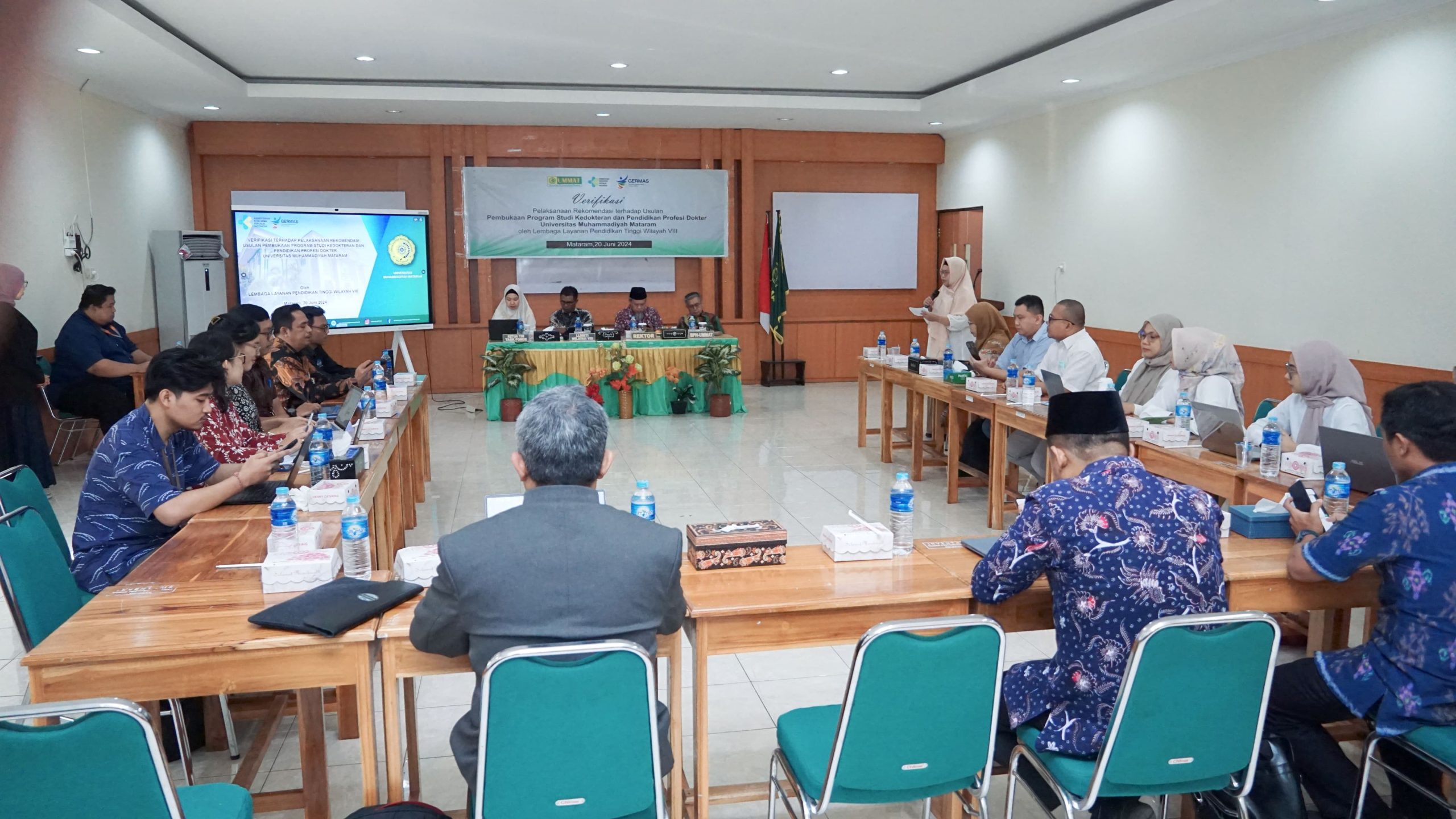 VERIFIKASI PELAKSANAAN REKOMENDASI USULAN PEMBUKAAN PROGRAM STUDI KEDOKTERAN DAN PENDIDIKAN PROFESI DOKTER UMMAT OLEH LLDIKTI WILAYAH VIII