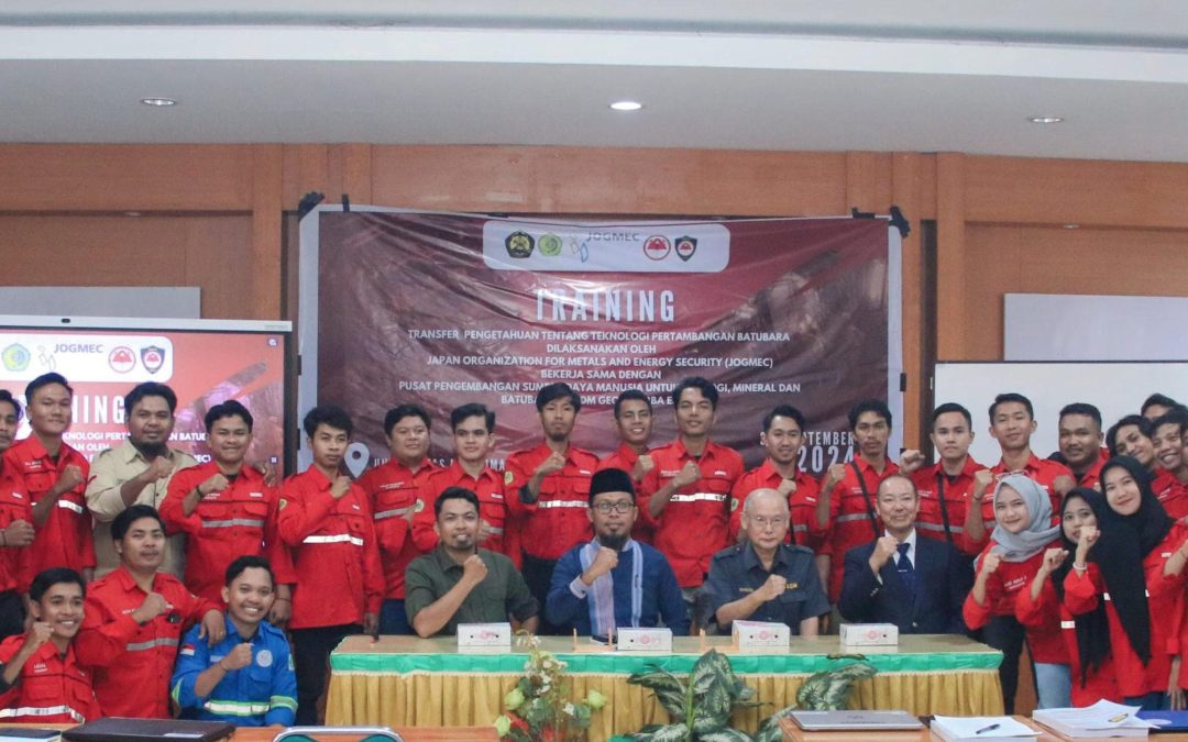 UMMAT TUAN RUMAH TRAINING INTERNASIONAL TEKNOLOGI PERTAMBANGAN BATU BARA, MAHASISWA SIAP GALI ILMU DAN PENGALAMAN DARI AHLI JEPANG