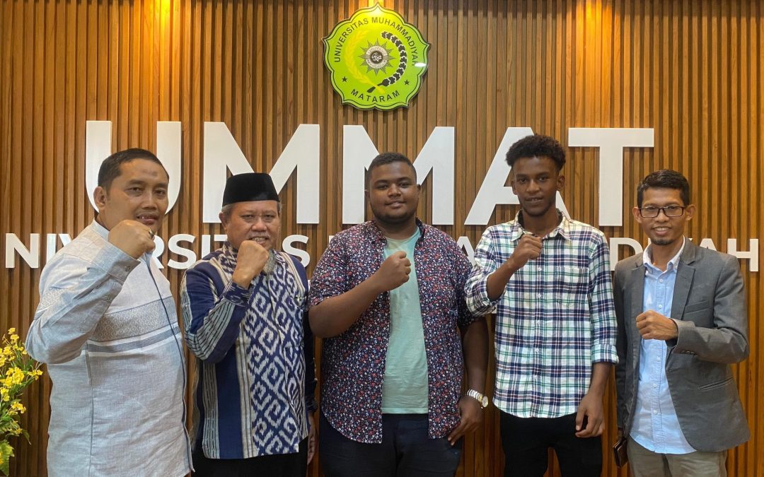 UMMAT SAMBUT DUA MAHASISWA INTERNASIONAL DARI SUDAN, WUJUDKAN VISI MENUJU KAMPUS KELAS DUNIA