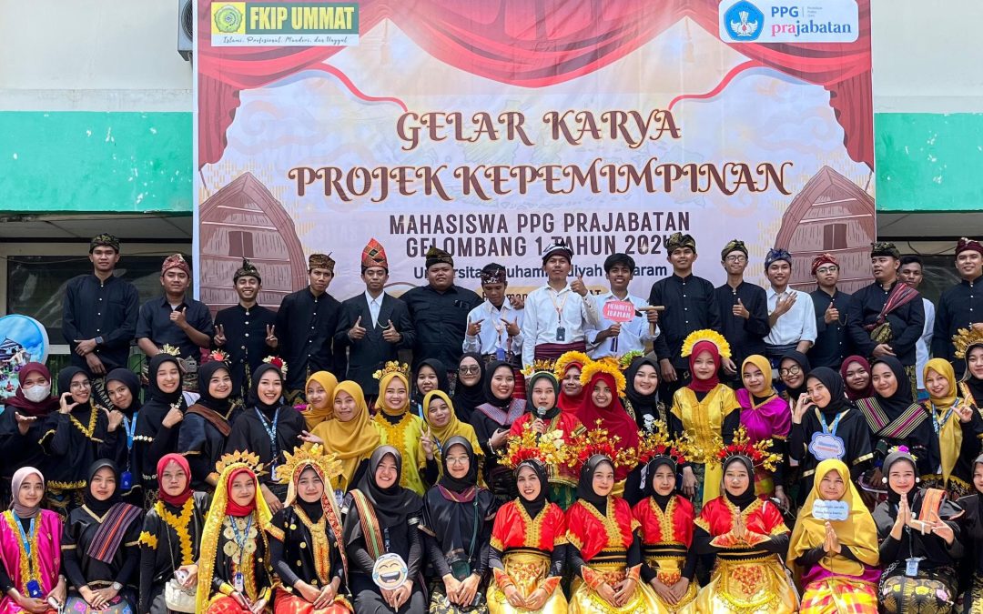 UMMAT  MENJADI AJANG INOVASI CALON GURU, GELAR KARYA PROJEK KEPEMIMPINAN MAHASISWA PPG PRAJABATAN