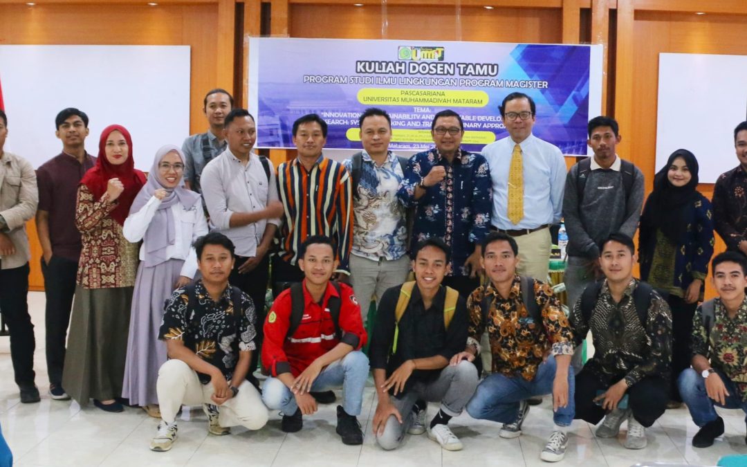 Dorong Penelitian Transdisipliner dan Pemikiran Sistem untuk Pembangunan Berkelanjutan, Pascasarjana UMMAT Gelar Kuliah Tamu Internasional
