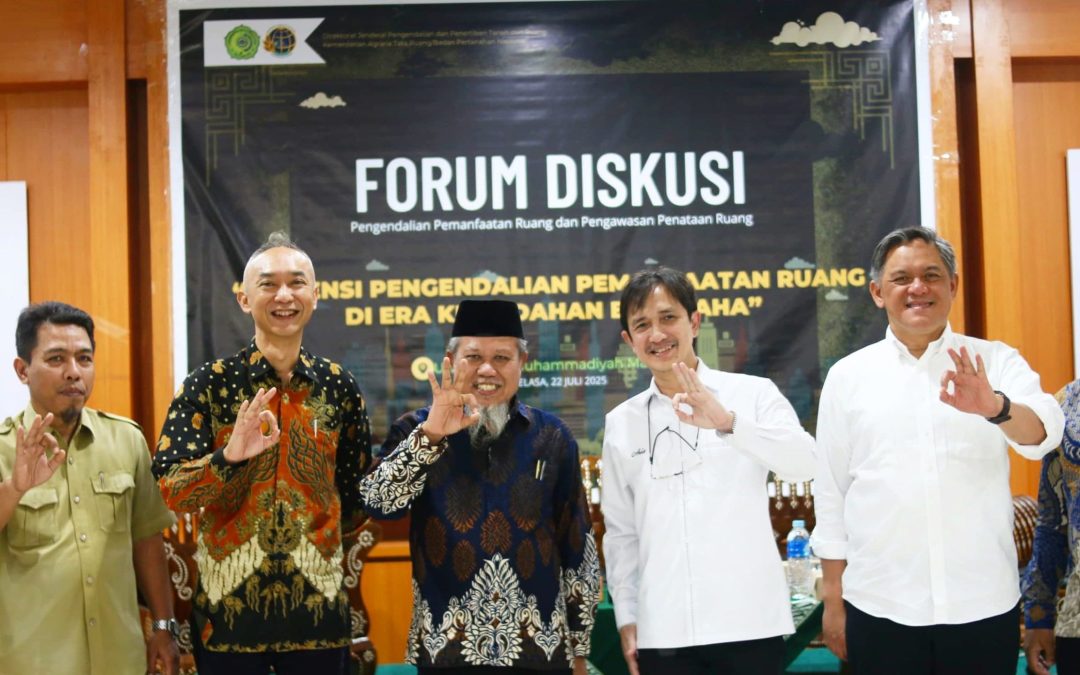 UMMAT dan ATR/BPN Gagas Forum Strategi Nasional Pengendalian Ruang untuk Pembangunan Berkelanjutan