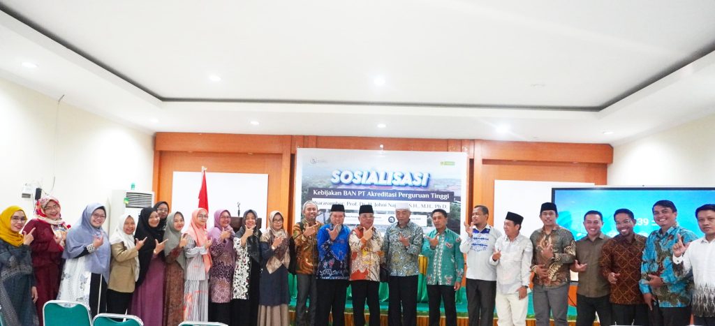 Perkuat Mutu dan Reputasi, UMMAT Gelar Sosialisasi Kebijakan BAN-PT Bersama Prof. Johni Najwan