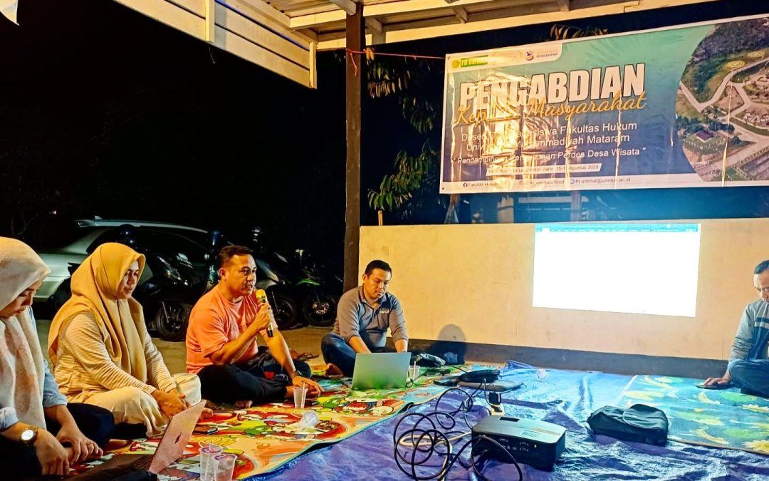 Sinergi Akademisi dan Desa: FH UMMAT Dampingi Penyusunan Perdes Wisata Desa Dasan Griya