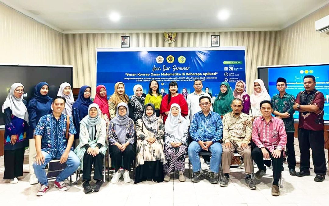 Perkuat Implementasi Konsep Dasar Matematika, FKIP UMMAT Selenggarakan PkM Kolaboratif Bersama UGM dan Unram