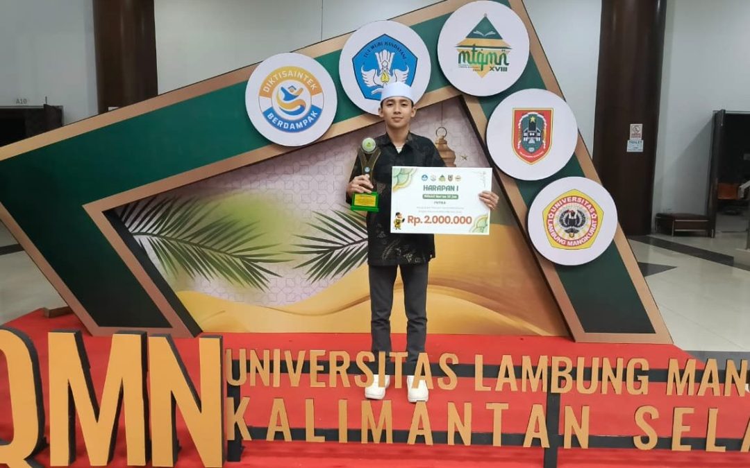 UMMAT Ukir Prestasi Qur’ani: Minwar Hadi Raih Juara Harapan I Hifzil Quran 10 Juz Putra di MTQMN 2025