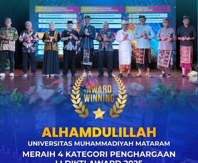 UMMAT Raih 4 Penghargaan Bergensi di LLDIKTI AWARD 2025, Bukti Komitmen Mutu dan Inovasi Berkelanjutan
