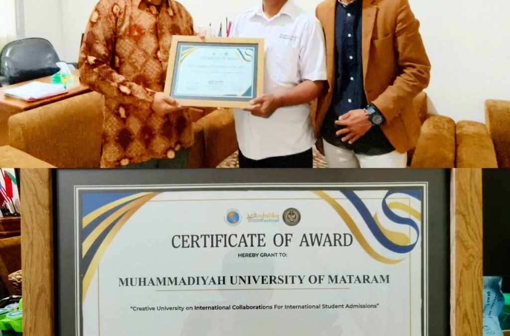 UMMAT Raih Penghargaan Internasional sebagai Creative University dalam Kolaborasi Global Penerimaan Mahasiswa Internasional