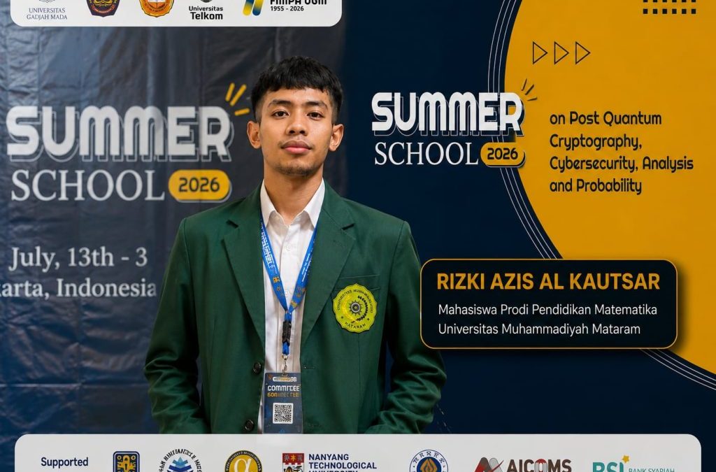 Mahasiswa Pendidikan Matematika UMMAT, Rizki Azis, Wakili Kampus dalam International Summer School 2026 di Universitas Gadjah Mada